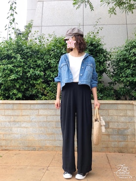 「Another Edition」｜「アイテム（ジャケット/アウター）」を使った、Jessie.Lさん（レディース・170cm）の夏コーディネート