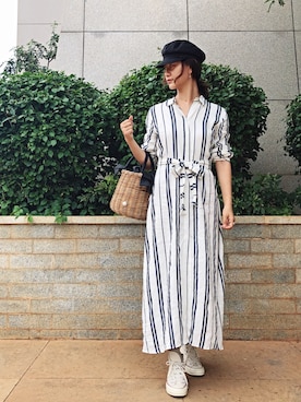 「united arrows」｜「アイテム（その他）」を使った、Jessie.Lさん（レディース・170cm）の夏コーディネート