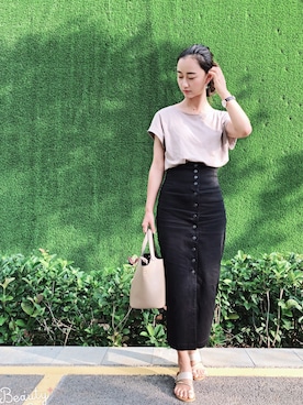 「united arrows」｜「アイテム（その他）」を使った、Jessie.Lさん（レディース・170cm）の夏コーディネート
