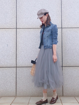 「纱裙」｜Jessie.Lさん（レディース・170cm）の秋コーディネート