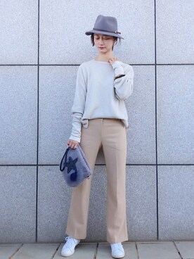 「united arrows」｜「アイテム（その他）」を使った、Jessie.Lさん（レディース・170cm）の秋コーディネート