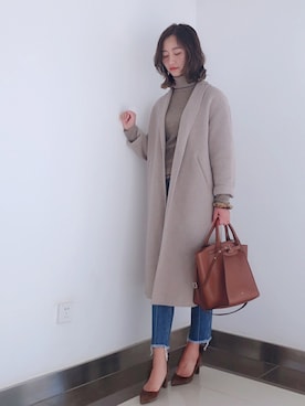 「DIANA」｜「アイテム（その他）」を使った、Jessie.Lさん（レディース・170cm）の秋コーディネート