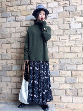 「SLOBE IENA」｜「アイテム（シャツワンピース）」を使った、Jessie.Lさん（レディース・170cm）の春コーディネート