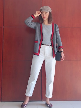「IENA」｜「アイテム（その他）」を使った、Jessie.Lさん（レディース・170cm）の春コーディネート