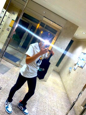 「POLO RALPH LAUREN（ポロ ラルフ ローレン）のアイテム（Tシャツ/カットソー、ホワイト系）」を使った、crirona1985さん（メンズ・165cm）の夏コーディネート
