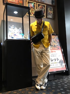 「THE HIGHEST END（ザハイエストエンド）のアイテム」を使った、サダさん（メンズ・168cm）の夏コーディネート