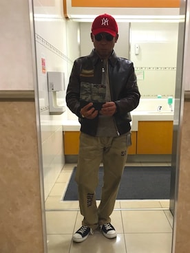 「THE HIGHEST END（ザハイエストエンド）のアイテム」を使った、サダさん（メンズ・168cm）の冬コーディネート