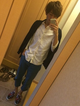「backetfeet（バケットフィート）のアイテム」を使った、Kazuさん（メンズ・181cm）の秋コーディネート