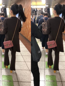 「BROWN」｜「アイテム（ブーツ）」を使った、Aさん（レディース・163cm）の秋コーディネート