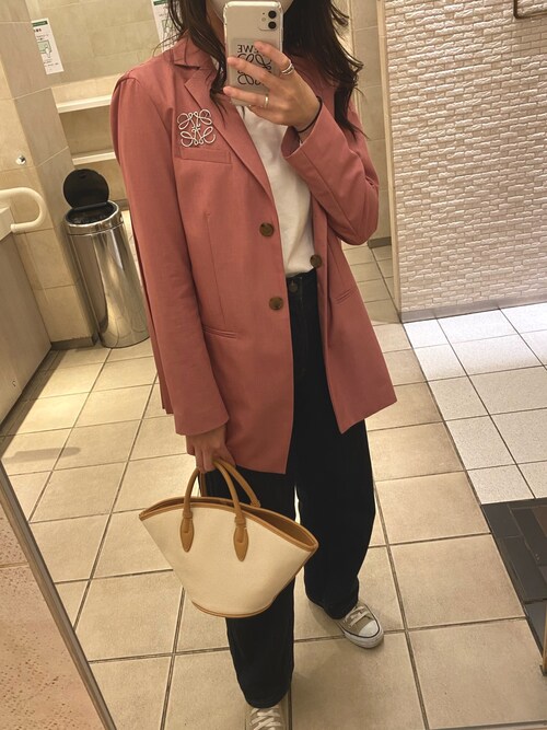 Ameri（アメリ）の「WAIST BELT TAILORED JACKET（テーラード