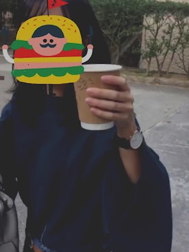 「Daniel Wellington（ダニエルウェリントン）の【Daniel Wellington】レザーバンド３６ＭＭ（アナログ腕時計）」を使った、まっしゅさん（レディース・158cm）の秋コーディネート