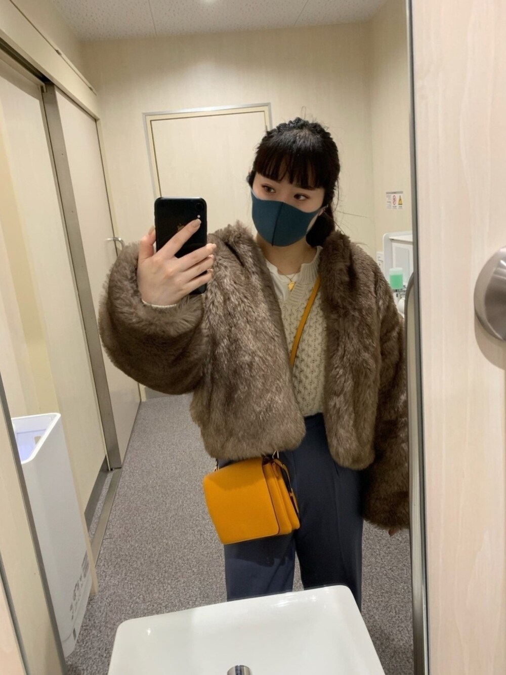 「シンプルコーデ、カジュアルコーデ、春服、春コーデ、低身長、GU、プチプラ、プチプラコーデ、オトナカジュアル」｜「GUのアイテム（ニット/セーター、ベージュ系）」を使った、water24treeさん（レディース・152cm）の冬コーディネートの1枚目の写真