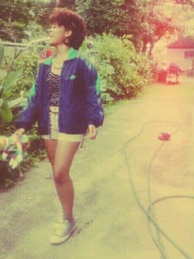 「model」｜「アイテム（ジャケット/アウター）」を使った、Clarissa M.さん（レディース・163cm）の夏コーディネート