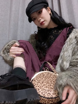 「アイテム（ピアス（両耳用））」を使った、NAOさん（レディース・161cm・20代）の秋コーディネート