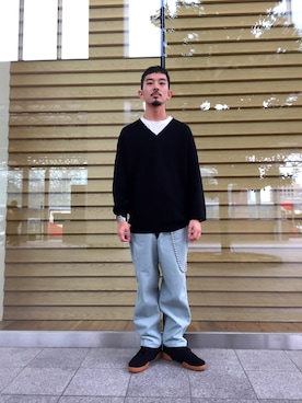 「CODY SANDERSON（コディサンダーソン）のアイテム（バングル/リストバンド）」を使った、Shouya Kitayamaさん（メンズ・171cm）の秋コーディネート