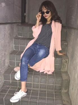 「シェリーモナ」｜Cherie Monaさん（レディース・158cm）の夏コーディネート