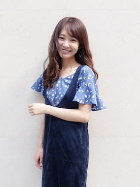 「シェリーモナ」｜Cherie Monaさん（レディース・158cm）の夏コーディネート