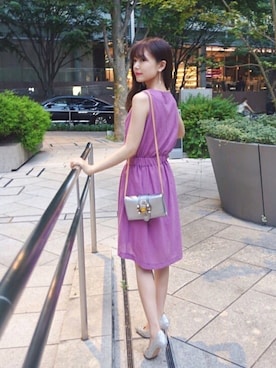 「シェリーモナ」｜Cherie Monaさん（レディース・157cm）の夏コーディネート