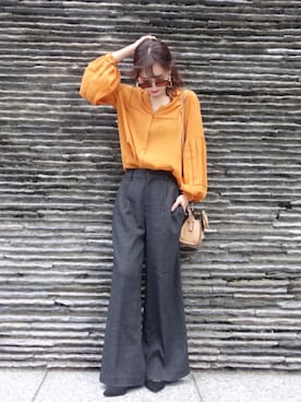 「シェリーモナ」｜Cherie Monaさん（レディース・157cm）の秋コーディネート