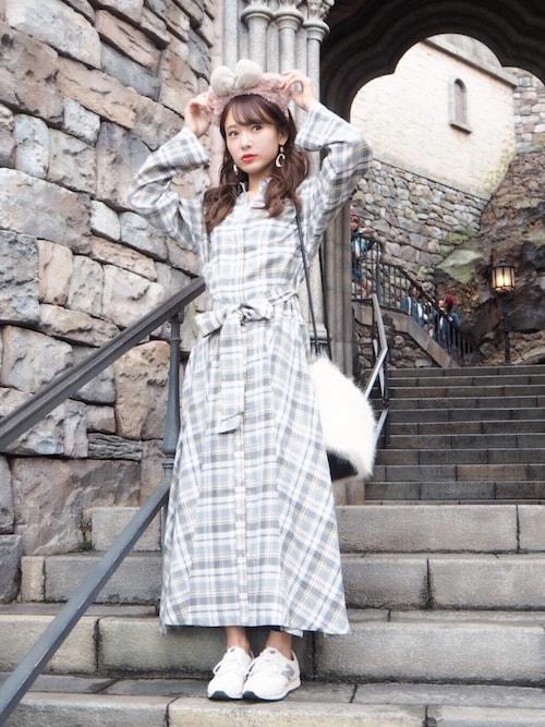 Cherie Monaのシャツワンピースを使った人気ファッション