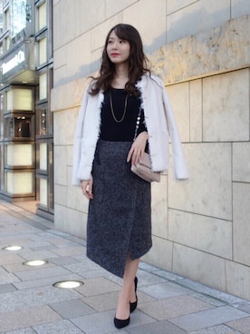 「シェリーモナ」｜Cherie Monaさん（レディース・157cm）の秋コーディネート