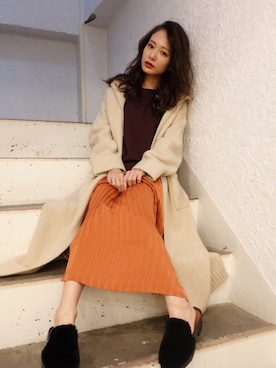 「シェリーモナ」｜Cherie Monaさん（レディース・157cm）の秋コーディネート