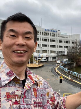 「alohashirt」｜新村 浩明さん（メンズ・167cm）の冬コーディネート