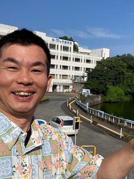 「alohashirt」｜新村 浩明さん（メンズ・167cm）の夏コーディネート