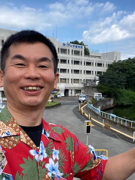 「alohashirt」｜新村 浩明さん（メンズ・167cm）の夏コーディネート