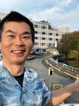「alohashirt」｜新村 浩明さん（メンズ・167cm）の秋コーディネート