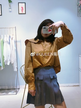「Queen（クイーン）のアイテム」を使った、QUEEN葵蒽さん（レディース・161cm）の夏コーディネート