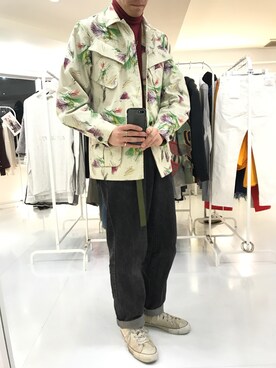 「TOGA（トーガ）のアイテム」を使った、壮さん（メンズ・178cm）の冬コーディネート