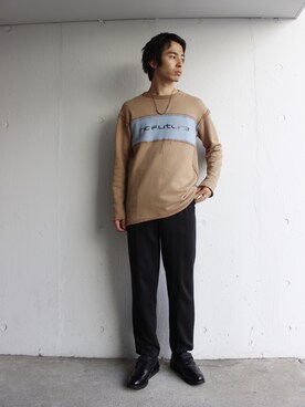 「アイテム（ドレスシューズ）」を使った、壮さん（メンズ・178cm）の秋コーディネート