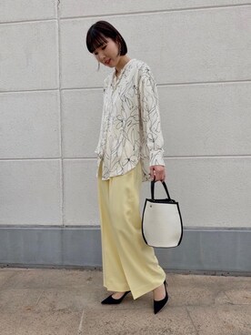 福永 真希さん（レディース・167cm）の冬コーディネート