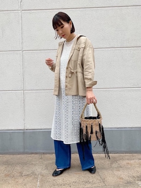 福永 真希さん(レディース・167cm)の冬コーディネート