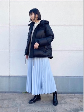 福永 真希さん（レディース・167cm）の冬コーディネート