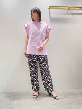 福永 真希さん（レディース・167cm）の春コーディネート