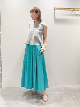 福永 真希さん（レディース・167cm）の夏コーディネート