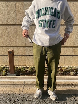 「大学生コーデ」｜「アイテム（財布/小物）」を使った、RYUさん（メンズ・174cm）の春コーディネート