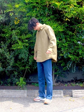 「semoh（セモー）のアイテム」を使った、RYUさん（メンズ・174cm）の春コーディネート