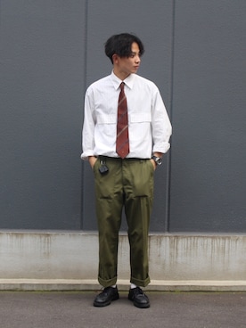 「アイテム（フォーマルスーツ/小物）」を使った、RYUさん（メンズ・174cm・20代）の春コーディネート
