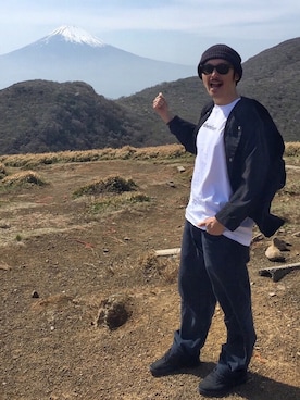 「Divinities（ディビニティ）のアイテム」を使った、YMNさん（メンズ・175cm）の夏コーディネート