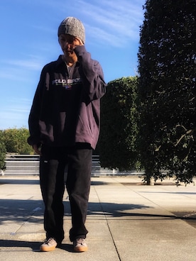 「CONS SBのアイテム」を使った、CMNさん（メンズ・175cm）の秋コーディネート