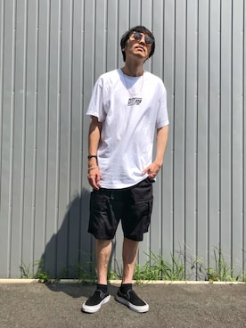 「WISM（ウィズム）のアイテム」を使った、YMNさん（メンズ・175cm）の夏コーディネート