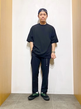 「ROUGH and RUGGED（ラフアンドラゲッド）のアイテム」を使った、DAIKI TAKEYAさん（メンズ・165cm）の春コーディネート