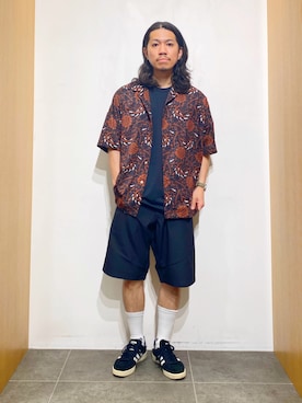 「STANCE（スタンス）のアイテム」を使った、DAIKI TAKEYAさん（メンズ・165cm）の夏コーディネート