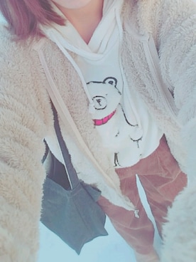 「ゆき」｜れんれんさん（レディース・154cm）の冬コーディネート