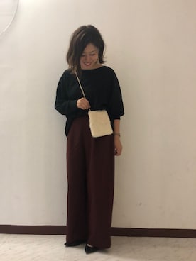 「ボルドー」｜yurioneさん（レディース・154cm）の秋コーディネート