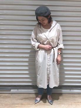 「CLUSE（クルース）のアイテム」を使った、yurioneさん（レディース・154cm）の春コーディネート