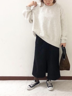 「ベイカースカート」｜yurioneさん（レディース・154cm）の秋コーディネート